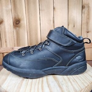 Dr. Comfort Ranger Boots Mens 12W Black Leather Chukka Strap Comfort Walking